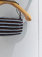 Bagsaaa Miu Miu Crochet pouch 5NE841 Brown/Celeste - 18.5cm - 4