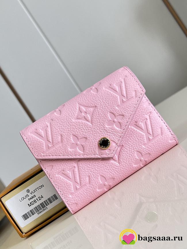 Bagsaaa LV M29460 Victorine Wallet pink - 12cm - 1