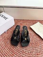 Bagsaaa Loewe Pebble Soft slide in nappa lambskin black - 1