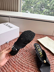 Bagsaaa Loewe Pebble Soft slide in nappa lambskin black - 4