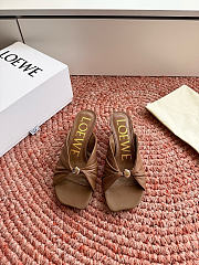 Bagsaaa Loewe Pebble Soft slide in nappa lambskin brown - 1