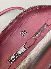 Bagsaaa Miu Miu Vivant nappa leather bag 5BB200 pink - 28cm - 3