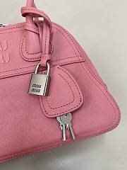 Bagsaaa Miu Miu Vivant nappa leather bag 5BB200 pink - 28cm - 2