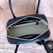 Bagsaaa Miu Miu Vivant nappa leather bag 5BB200 black - 28cm - 3