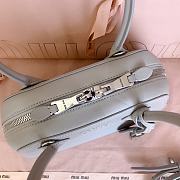 Bagsaaa Miu Miu Vivant nappa leather bag 5BB200 gray - 28cm - 4