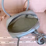Bagsaaa Miu Miu Vivant nappa leather bag 5BB200 gray - 28cm - 3