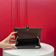 Bagsaaa Gucci Jackie wallet on chain 867165 Sand and dark brown - 19cm - 2