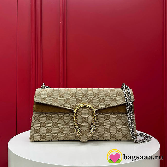 Bagsaaa Gucci Dionysus medium shoulder bag 874735 Sand and brown - 28cm - 1