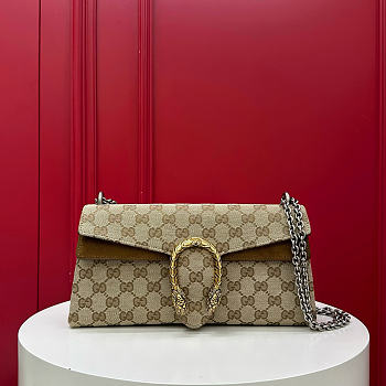 Bagsaaa Gucci Dionysus medium shoulder bag 874735 Sand and brown - 28cm