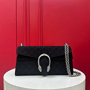 Bagsaaa Gucci Dionysus medium shoulder bag 874735 black canvas - 28cm - 1