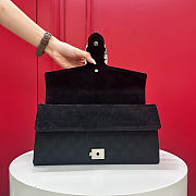 Bagsaaa Gucci Dionysus medium shoulder bag 874735 black canvas - 28cm - 2