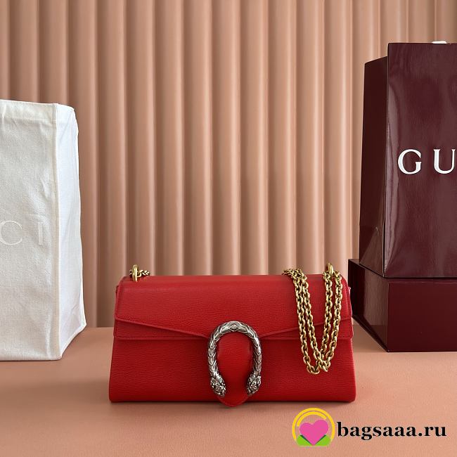 Bagsaaa Gucci Dionysus medium shoulder bag 874735 red - 28cm - 1