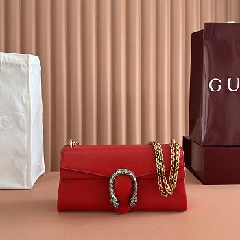 Bagsaaa Gucci Dionysus medium shoulder bag 874735 red - 28cm