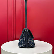 Bagsaaa Gucci Madison medium shoulder bag 874744 blue denim - 31cm - 4