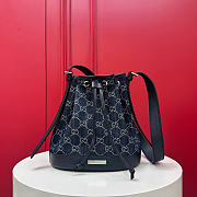 Bagsaaa Gucci Venice small bucket bag 875237 Dark blue - 23.5cm - 1