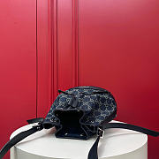 Bagsaaa Gucci Venice small bucket bag 875237 Dark blue - 23.5cm - 4