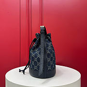 Bagsaaa Gucci Venice small bucket bag 875237 Dark blue - 23.5cm - 2