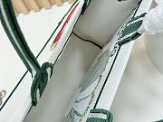 Bagsaaa Medium Dior Book Tote with Strap Multicolor Book Cover Embroidery - 36cm - 3
