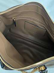 Bagsaaa Valentino Garavani Panthea Shoulder Bag In Nappa Leather With Chevron Pattern tundra - 33cm - 2