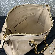 Bagsaaa Valentino Garavani Panthea Shoulder Bag In Nappa Leather With Chevron Pattern beige - 33cm - 2