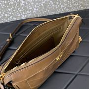 Bagsaaa Valentino Garavani Panthea Small Shoulder Bag In Nappa Leather With A Chevron Pattern tundra - 24cm - 3