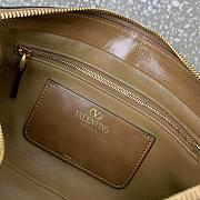 Bagsaaa Valentino Garavani Panthea Small Shoulder Bag In Nappa Leather With A Chevron Pattern tundra - 24cm - 2