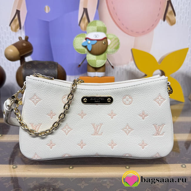 Bagsaaa LV M27741 Pochette Liv Milky White/Peach - 24.5cm - 1