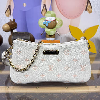 Bagsaaa LV M27741 Pochette Liv Milky White/Peach - 24.5cm