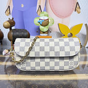 Bagsaaa LV N40916 Wallet On Chain Ivy Damier Azur - 23.5cm - 1