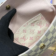 Bagsaaa LV N40916 Wallet On Chain Ivy Damier Azur - 23.5cm - 2