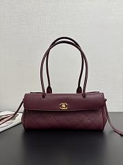 Bagsaaa Chanel Spring Summer 2026 Small Tote AS6288 burgundy - 32cm - 1