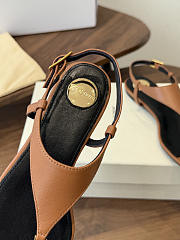 Bagsaaa YSL Cassandra sandals in smooth leather brown - 2