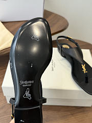 Bagsaaa YSL Cassandra sandals in smooth leather black - 4