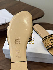 Bagsaaa Dioriviera Dior Woven Slide Beige Crocheted Raffia - 3