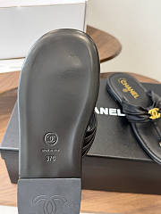 Bagsaaa Chanel Thongs black lambskin G47103 - 3