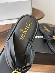 Bagsaaa Chanel Thongs black lambskin G47103 - 2