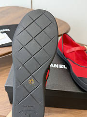 Bagsaaa Chanel 2026 collection Mary Janes G47139 red & black - 3