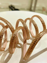 Bagsaaa René Caovilla Cleo embellished sandals gold - 2