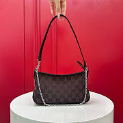Bagsaaa Gucci Gossip small shoulder bag 875847 dark brown - 21cm - 1