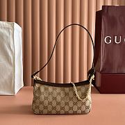 Bagsaaa Gucci Gossip small shoulder bag 875847 sand and brown - 21cm - 1