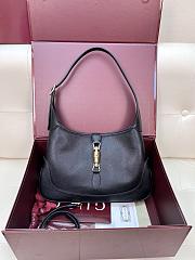 Bagsaaa Gucci Jackie 1961 medium shoulder bag 863136 black leather - 31.5cm - 1