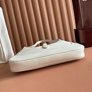 Bagsaaa Gucci Jackie 1961 medium shoulder bag 863136 white leather - 31.5cm - 2