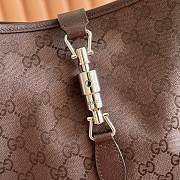Bagsaaa Gucci Jackie 1961 medium shoulder bag 863136 brown canvas - 31.5cm - 4