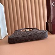 Bagsaaa Gucci Jackie 1961 medium shoulder bag 863136 brown canvas - 31.5cm - 2