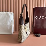 Bagsaaa Gucci Jackie 1961 medium shoulder bag 863136 beige canvas - 31.5cm - 2