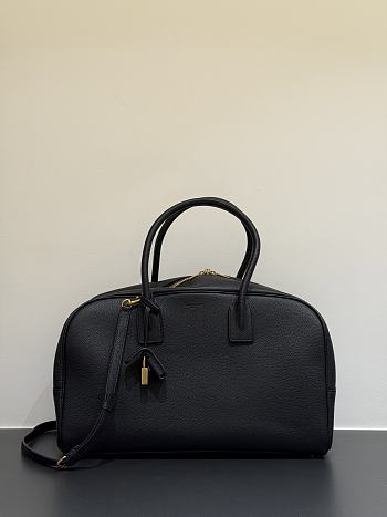Bagsaaa YSL SAC DE JOUR boston in grained leather 851687 black - 41cm