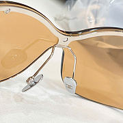 Bagsaaa Chanel Shield Sunglasses A71787 Light Yellow & Silver  - 5