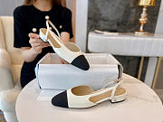 Bagsaaa Chanel Slingback Flats White - 1