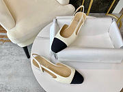 Bagsaaa Chanel Slingback Flats White - 4