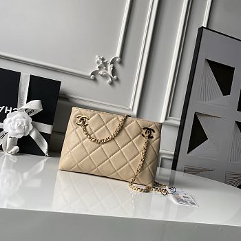 Bagsaaa Chanel Spring Summer 2026 Mini Shopping Bag AS6248 Beige - 25cm